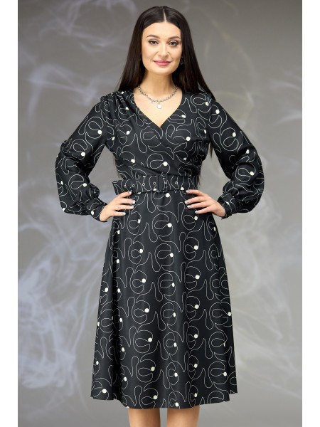 620 черный+зеленый принт