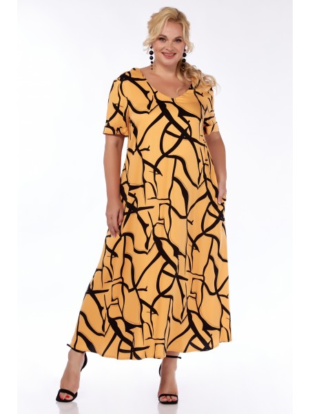 1233 черный-персик