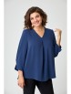 Блузка артикул: 2067 синий от Ollsy - вид 1
