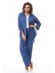 Брючный костюм артикул: 5123 голубой деним от Ollsy - вид 1
