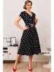 Платье артикул: 2690-0 черный горох от Мода-Юрс - вид 1