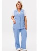 Брючный костюм артикул: М206 небесный от OVERYOU - вид 1