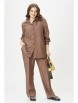 Брючный костюм артикул: М196/1 мокко от OVERYOU - вид 5
