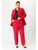Брючный костюм артикул: М187 красный от OVERYOU - вид 5