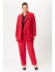 Брючный костюм артикул: М187 красный от OVERYOU - вид 6