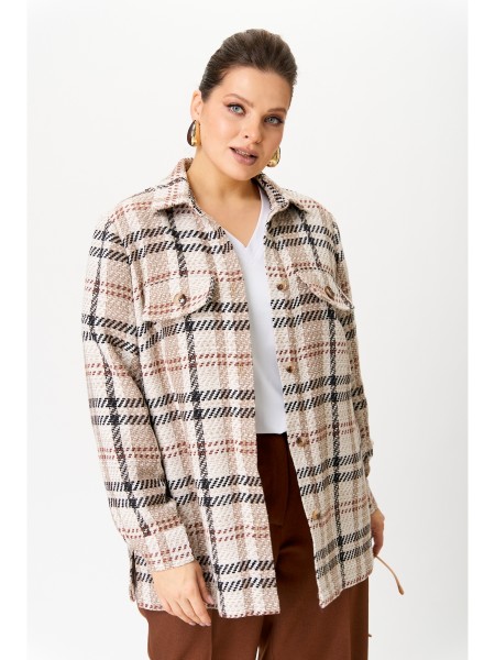 М192 бежевый с ореховым