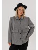 Жакет артикул: М225 серо-черный от OVERYOU - вид 1