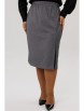 Юбка артикул: М227 серый от OVERYOU - вид 1