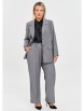 Брючный костюм артикул: М221 серый от OVERYOU - вид 1