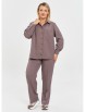 Брючный костюм артикул: М217 капучино от OVERYOU - вид 1