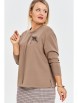 Кофта, джемпер артикул: М210 капучино от OVERYOU - вид 5