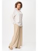 Брючный костюм артикул: 1425 бежевый, белый от Мишель Шик - вид 7
