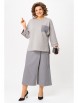 Брючный костюм артикул: 1362/2 серый, клетка от Мишель Шик - вид 1