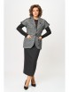 Юбочный костюм артикул: 1433 серый клетка, черный от Мишель Шик - вид 4