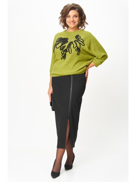 1407 салатовый, черный