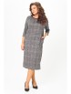 Платье артикул: 2191 бордо, серый, клетка от Мишель Шик - вид 4