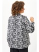 Блузка артикул: 796 черно-белый, розы от Мишель Шик - вид 2