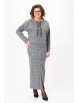 Юбочный костюм артикул: 1444 серый, лео от Мишель Шик - вид 5