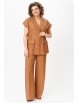 Брючный костюм артикул: 975/1 коричневый от BonnaImage - вид 6