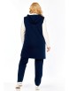 Брючный костюм артикул: 759/1 синий от BonnaImage - вид 2