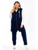 Брючный костюм артикул: 759/1 синий от BonnaImage - вид 11