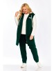Брючный костюм артикул: 759/3 зеленый от BonnaImage - вид 7