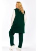 Брючный костюм артикул: 759/3 зеленый от BonnaImage - вид 9