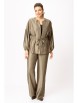 Брючный костюм артикул: 1009/1 бежевый от BonnaImage - вид 1