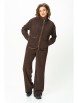 Брючный костюм артикул: 1017/1 коричневый от BonnaImage - вид 8