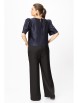 Брючный костюм артикул: 1013/6 синий+черный от BonnaImage - вид 2