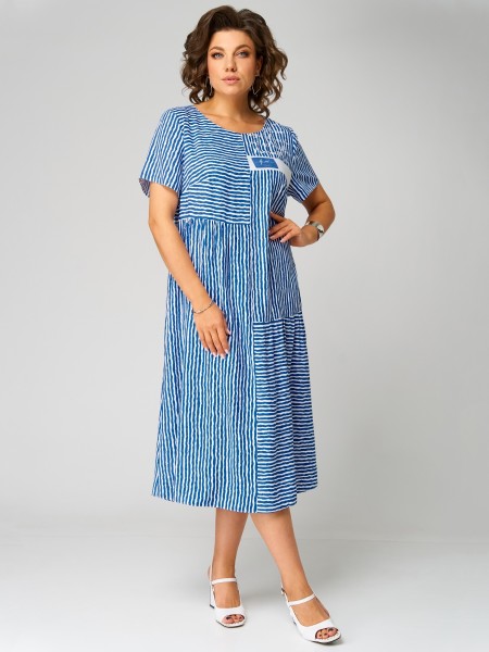 1281-1 сине-белый