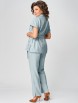 Брючный костюм артикул: 1279 голубой от МишельСтиль - вид 2