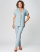 Брючный костюм артикул: 1279 голубой от МишельСтиль - вид 5