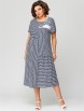 Платье артикул: 1281-1 сине-белый от МишельСтиль - вид 1