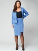Юбочный костюм артикул: 1295 голубой от МишельСтиль - вид 7