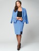 Юбочный костюм артикул: 1295 голубой от МишельСтиль - вид 9
