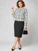 Плательный костюм артикул: 1324 черно-белый от МишельСтиль - вид 9