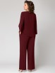 Брючный костюм артикул: 1342 винный от МишельСтиль - вид 2