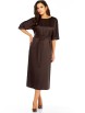 Нарядное платье артикул: 1341 шоколад от МишельСтиль - вид 5