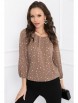 Блузка артикул: БЛУЗКА АВАЛИЯ (ПРАЛИНЕ) от Bellovera - вид 4