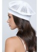 Головной убор артикул: ШАПКА АГНЕСА (ВАЙТ) от Bellovera - вид 2