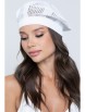 Головной убор артикул: ШАПКА АГНЕСА (ВАЙТ) от Bellovera - вид 3