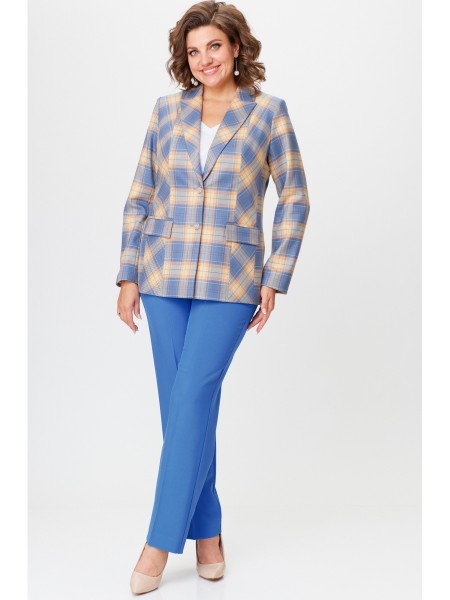 412+596 голубая клетка+василек