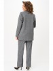 Брючный костюм артикул: 762+609 елочка серая от БелЭльСтиль - вид 2
