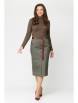 Юбка артикул: 598 олива от БелЭльСтиль - вид 4