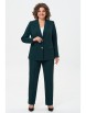 Брючный костюм артикул: 412+596 изумруд от БелЭльСтиль - вид 1