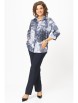 Блузка артикул: 877 синий принт от БелЭльСтиль - вид 5