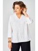 Блузка артикул: 880 белый принт от БелЭльСтиль - вид 1