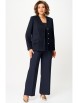 Брючный костюм артикул: 849+601 синий от БелЭльСтиль - вид 4