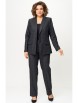 Брючный костюм артикул: 412+609 серо-коричневая клетка от БелЭльСтиль - вид 5